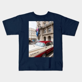 Ford Fairlane 500 In Havana Cuba Kids T-Shirt